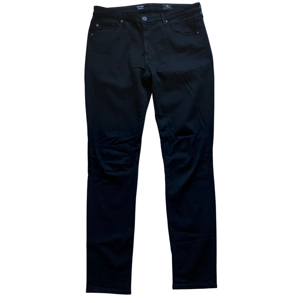 AG Adriano Goldschmied The Prima Cigarette Leg Jeans Size 29R Black